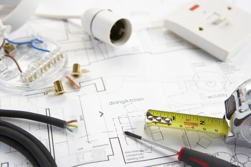 Électricien professionnel au travail — Électricien Tours SDE, Tours